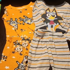 Bluey Halloween Pajama Set Of 2 Long Sleeve PJs 4T
